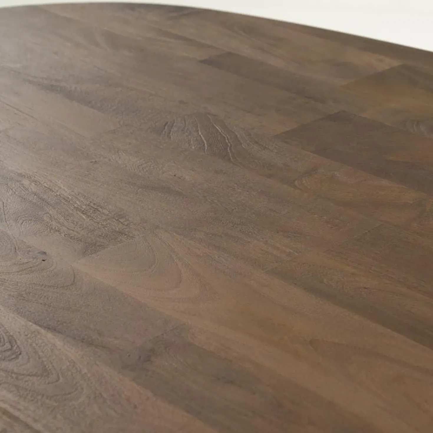 Eettafel Tycho ovaal Lichtbruin mangohout 210cm