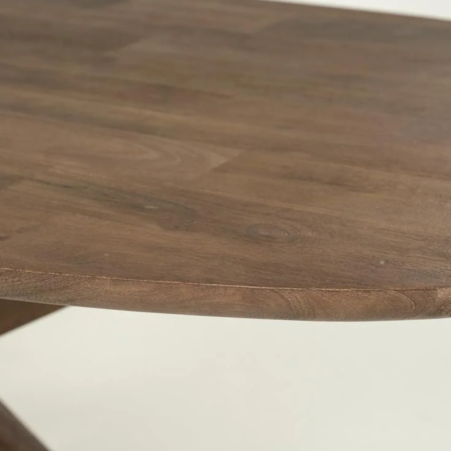 Eettafel Tycho ovaal Lichtbruin mangohout 210cm