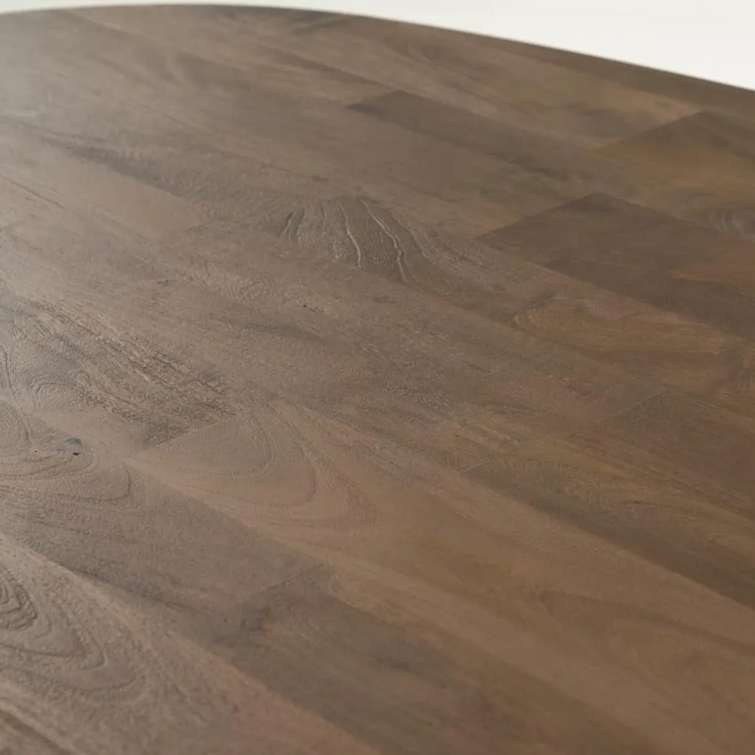 Eettafel Tycho ovaal Lichtbruin mangohout 260cm