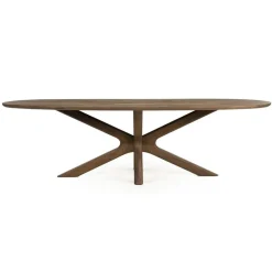 Eettafel Tycho ovaal Lichtbruin mangohout 260cm