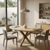 Eettafel Tycho ovaal Naturel mangohout 160cm