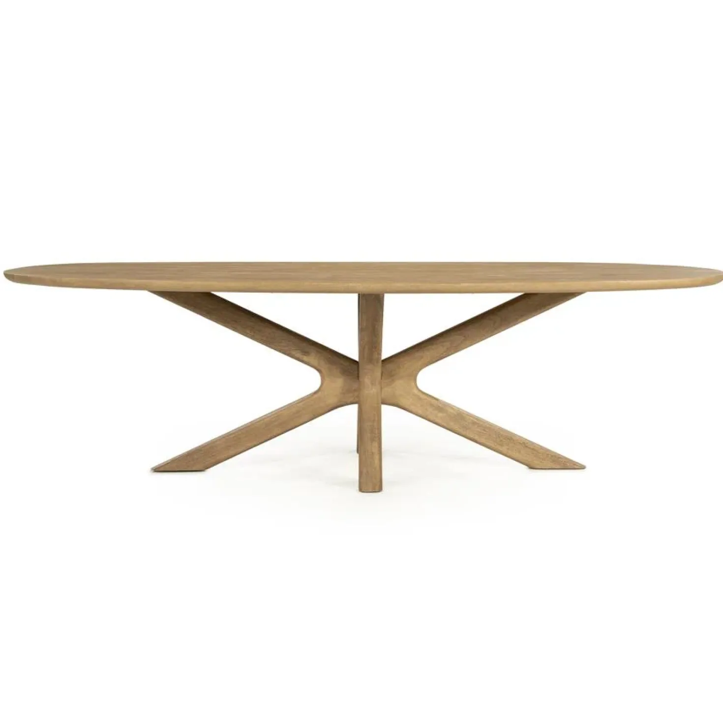 Eettafel Tycho ovaal Naturel mangohout 260cm