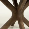 Eettafel Tycho rond Lichtbruin mangohout 150cm