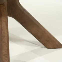 Eettafel Tycho rond Lichtbruin mangohout 150cm