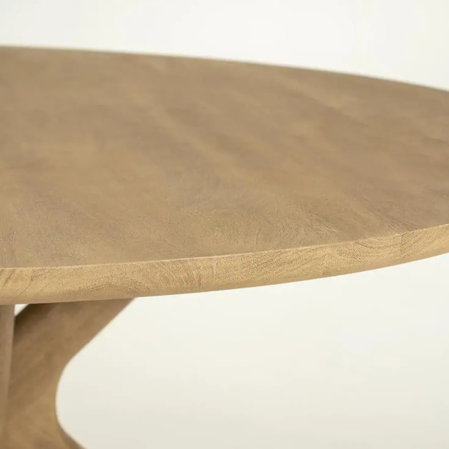 Eettafel Tycho rond Naturel mangohout 150cm
