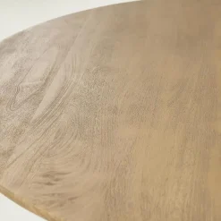 Eettafel Tycho rond Naturel mangohout 150cm
