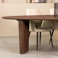 Eettafel Wow Espresso Mangohout 300cm