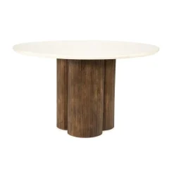 Eettafel Xanni rond Marmer 130cm