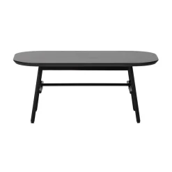 Elegance Salontafel mangohout/metaal zwart 100cm