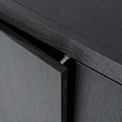 Eleonora dressoir Helsinki 200cm zwart