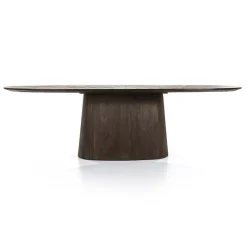 Eleonora eettafel Aron ovaal 250×110 bruin