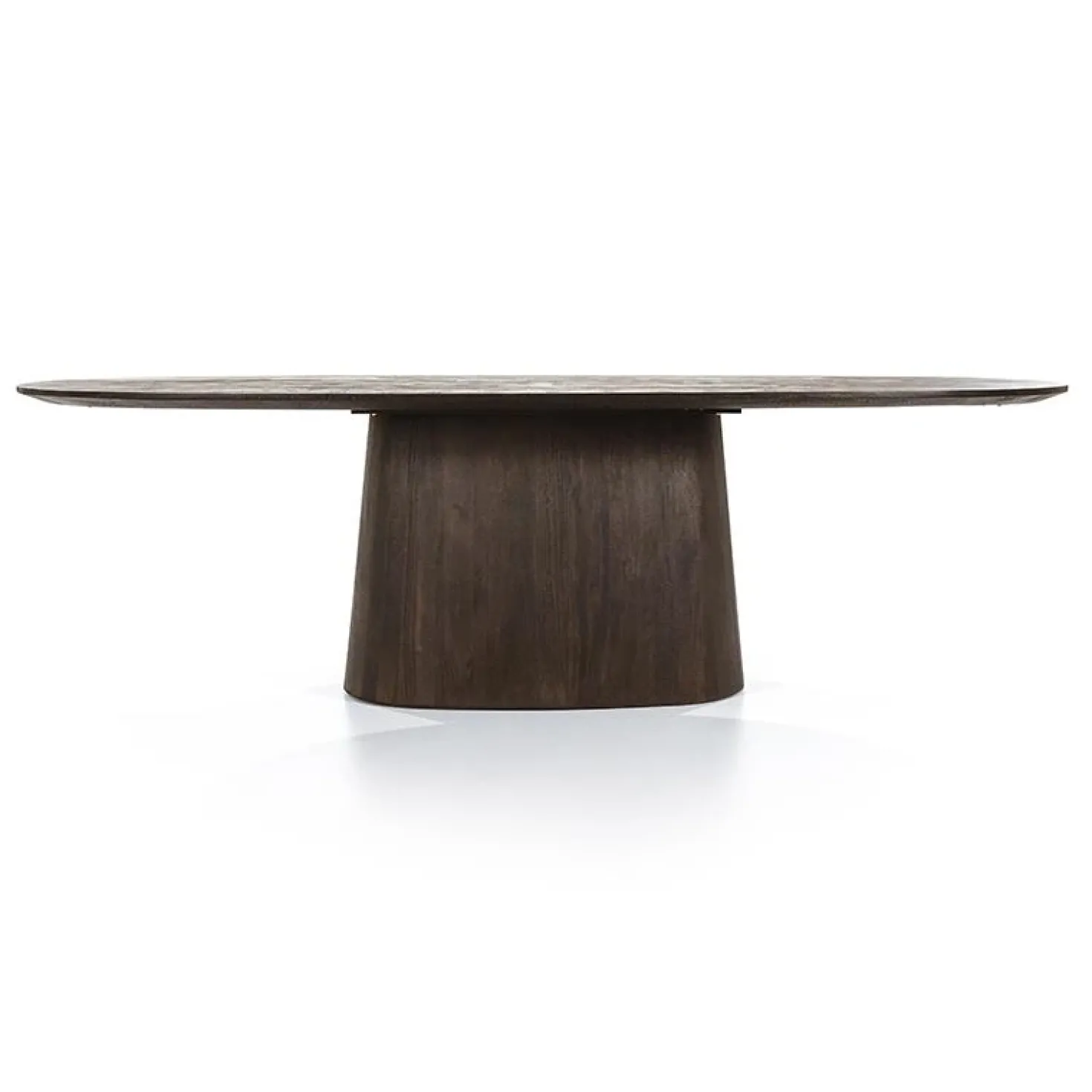 Eleonora eettafel Aron ovaal 250×110 bruin