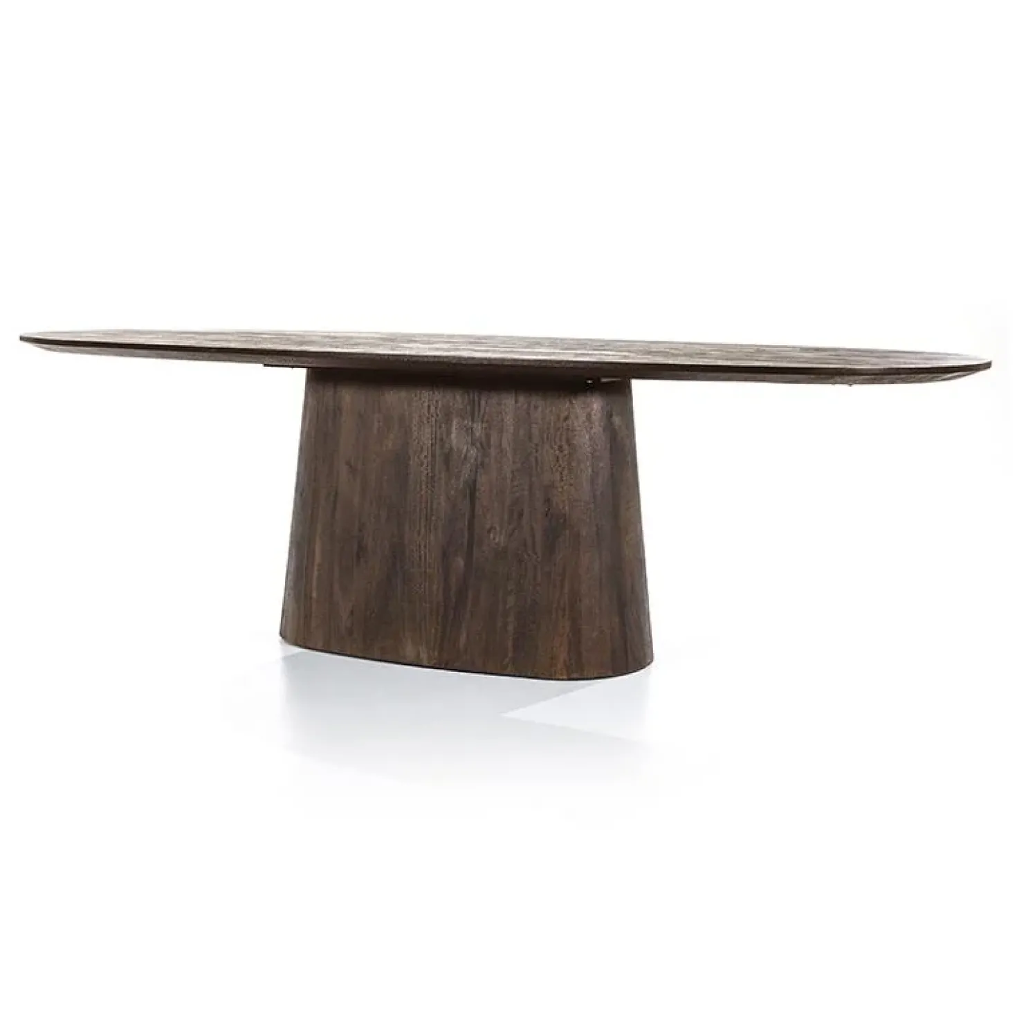Eleonora eettafel Aron ovaal 250×110 bruin
