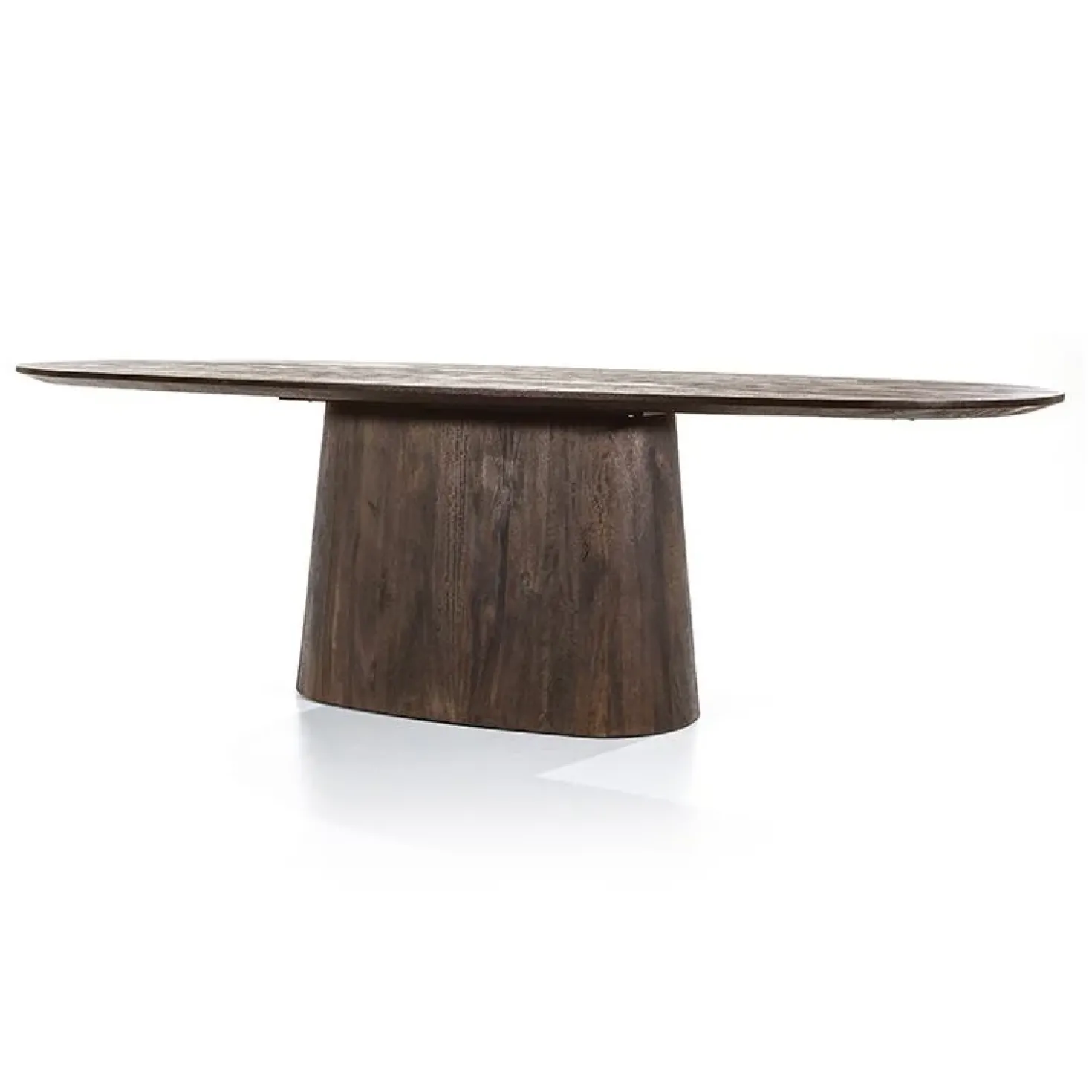 Eleonora eettafel Aron ovaal 200×110 bruin