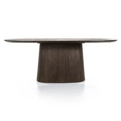 Eleonora eettafel Aron ovaal 200×110 bruin