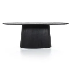 Eleonora eettafel Aron ovaal 200×110 zwart