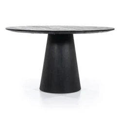 Eleonora eettafel Aron rond 130 zwart