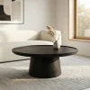Eleonora salontafel Ron 80×32 zwart