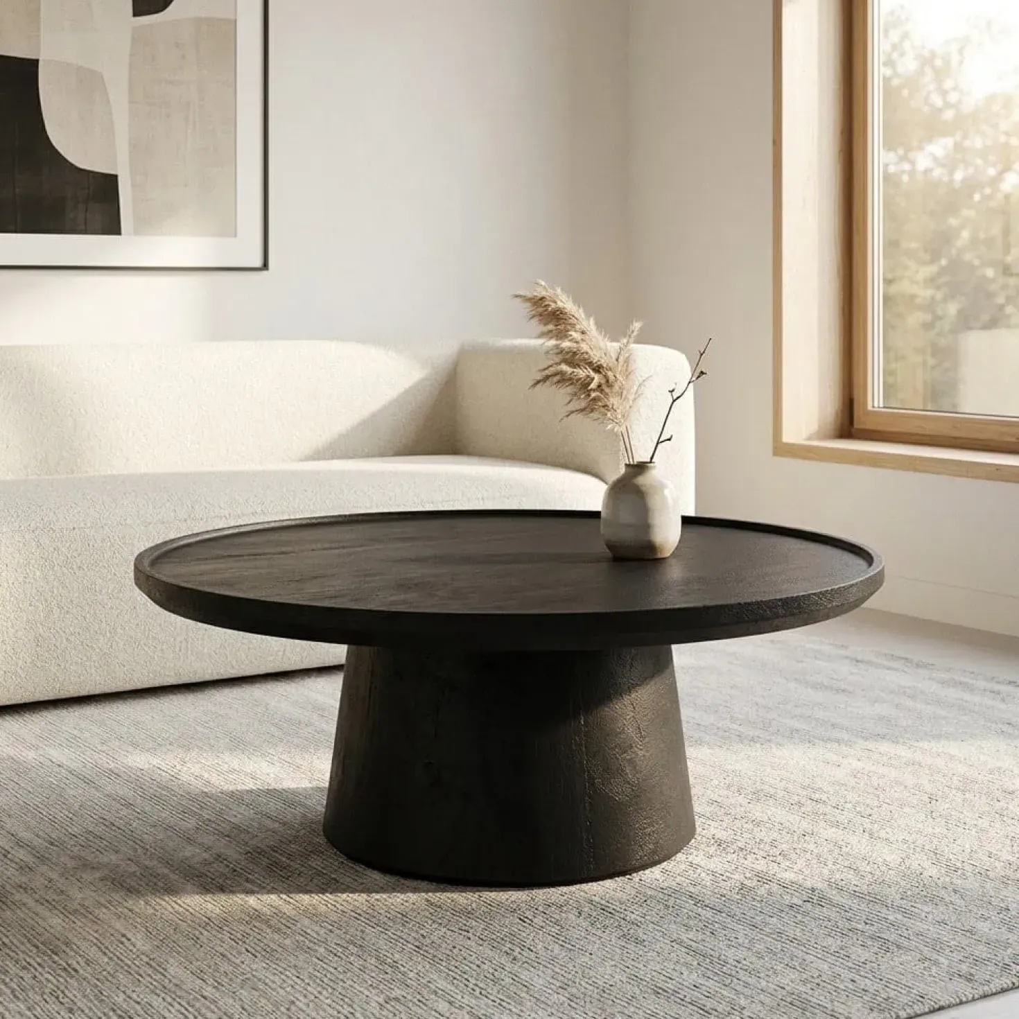 Eleonora salontafel Ron 80×32 zwart
