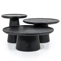 Eleonora salontafel Ron 66×39 zwart
