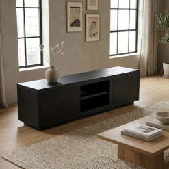 Eleonora tv meubel Helsinki 160cm zwart