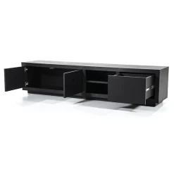 Eleonora tv meubel Helsinki 200cm zwart