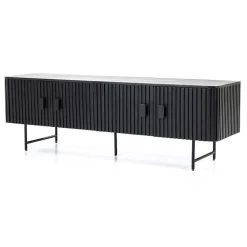 Eleonora tv meubel Remi 4-drs. 170cm zwart