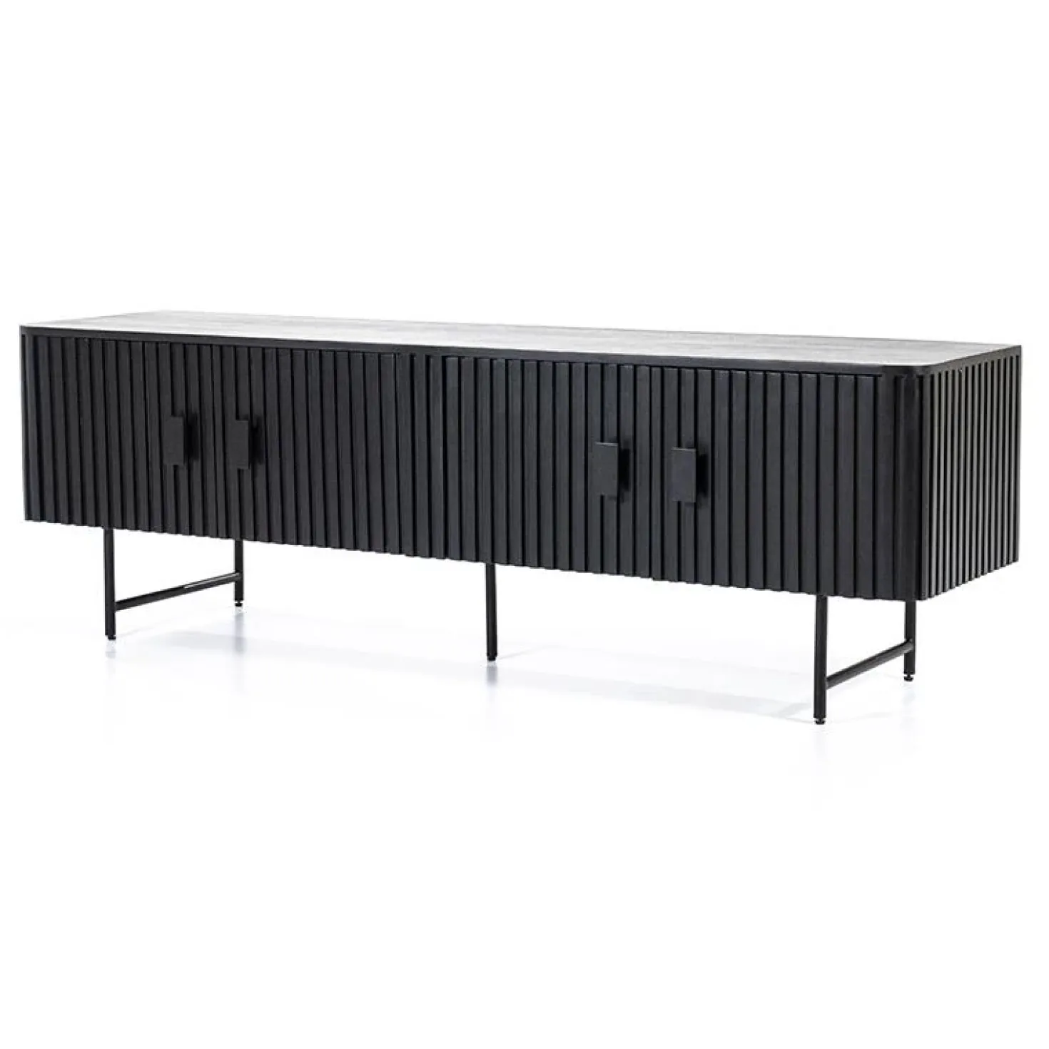 Eleonora tv meubel Remi 4-drs. 170cm zwart