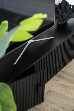 Eleonora tv meubel Remi 4-drs. 170cm zwart