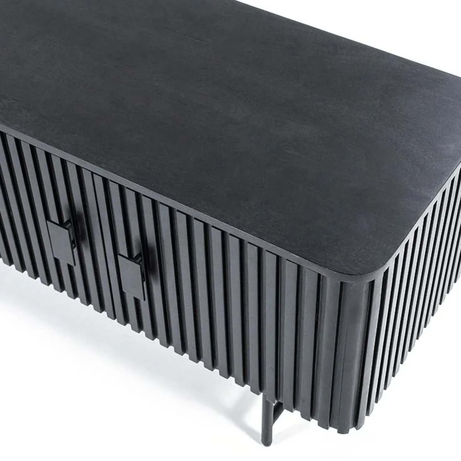 Eleonora tv meubel Remi 4-drs. 170cm zwart