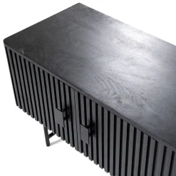 Eleonora tv meubel Remi 6-drs. 250cm zwart