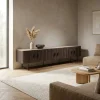 Eleonora tv meubel Remi 6-drs. 250cm bruin