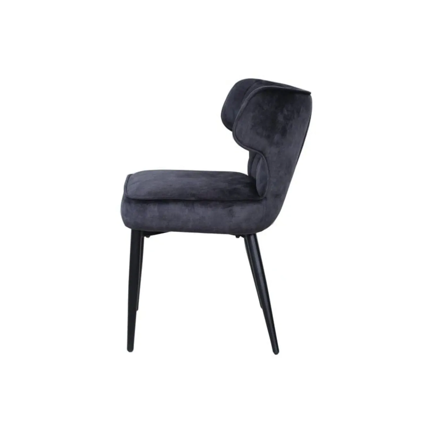 Elin Eetkamerstoel Antraciet Velvet