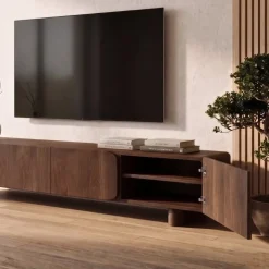 Elin Tv meubel Walnoot 200 cm