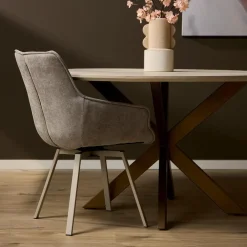 Elise Eetkamerstoel Taupe