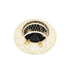 Ellie 4-lichts Plafondlamp rotan 50cm