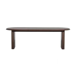 Ellips Eettafel mangohout walnoot 240cm