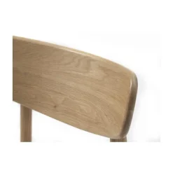 Elma Eetkamerstoel grijs bouclé