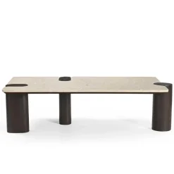 Elodie Salontafel Creme Marmer 128 cm
