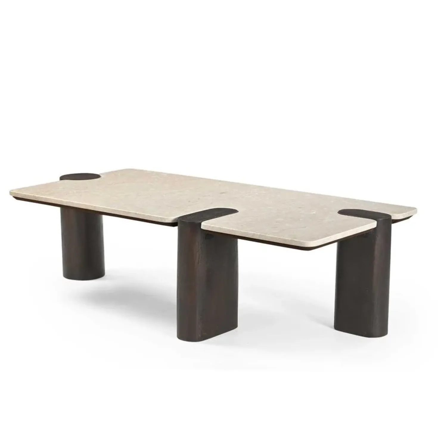Elodie Salontafel Creme Marmer 128 cm
