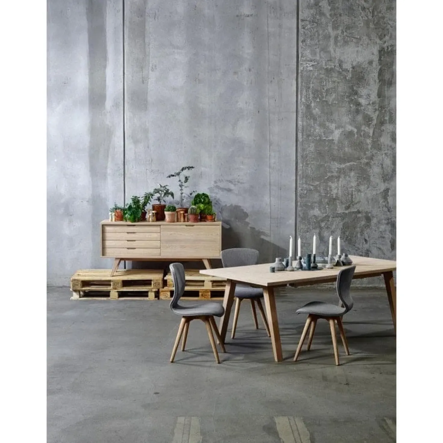 Eloria Dressoir Naturel 160cm