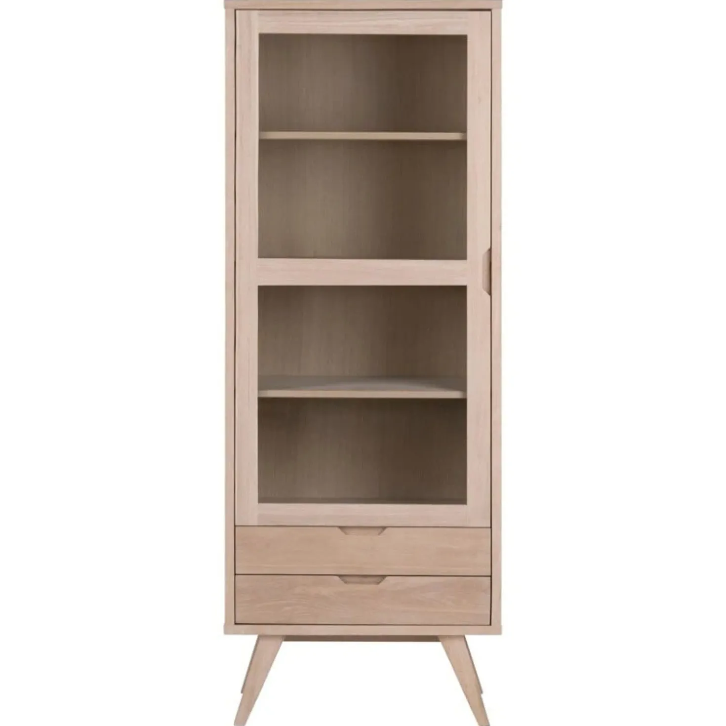 Eloria Vitrinekast hoog Naturel 72cm