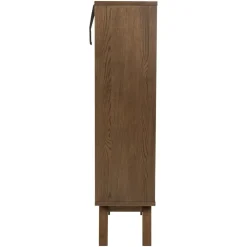 Eloria Vitrinekast laag Bruin 72cm