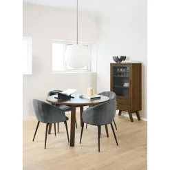 Eloria Vitrinekast laag Bruin 72cm