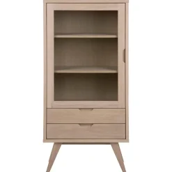 Eloria Vitrinekast laag Naturel 72cm