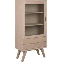 Eloria Vitrinekast laag Naturel 72cm
