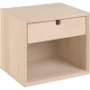 Elowen Nachtkastje hoog Naturel 37cm