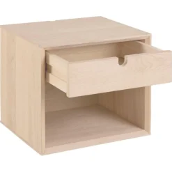 Elowen Nachtkastje hoog Naturel 37cm