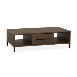 Elowen Salontafel 1 lade Donkerbruin 135cm