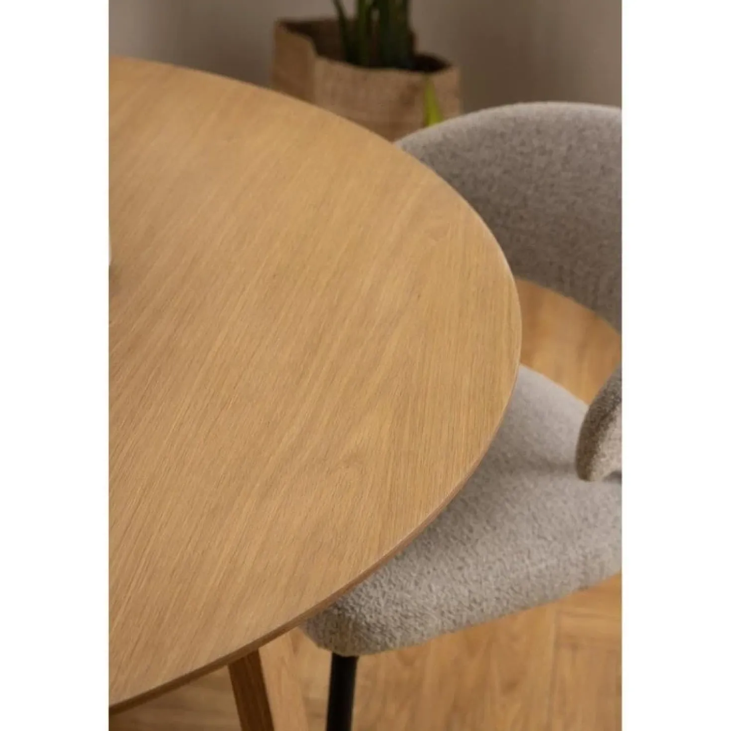 Elska Eettafel Rond Naturel 120cm
